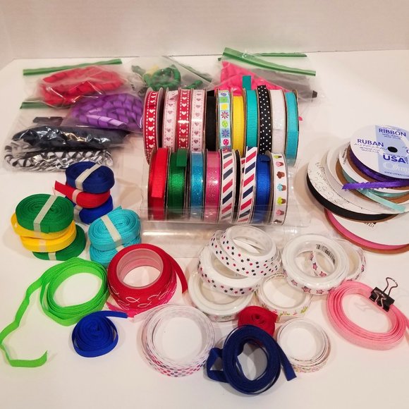 Various Other - Grograin Ribbon Bundle, 3/8" width